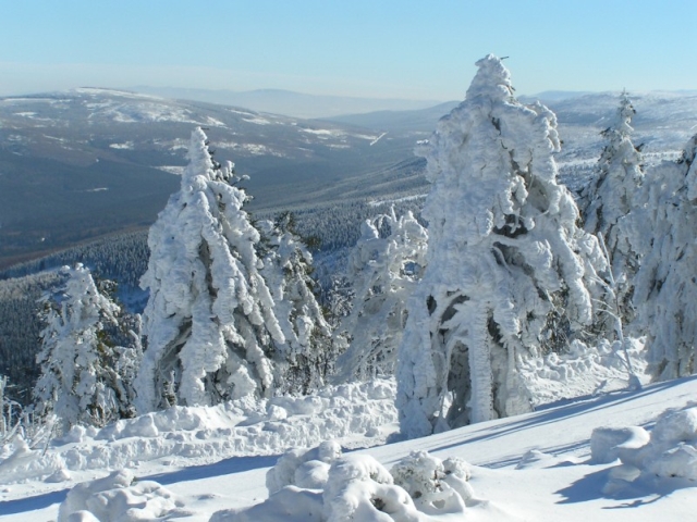 Góry Izerskie zimą