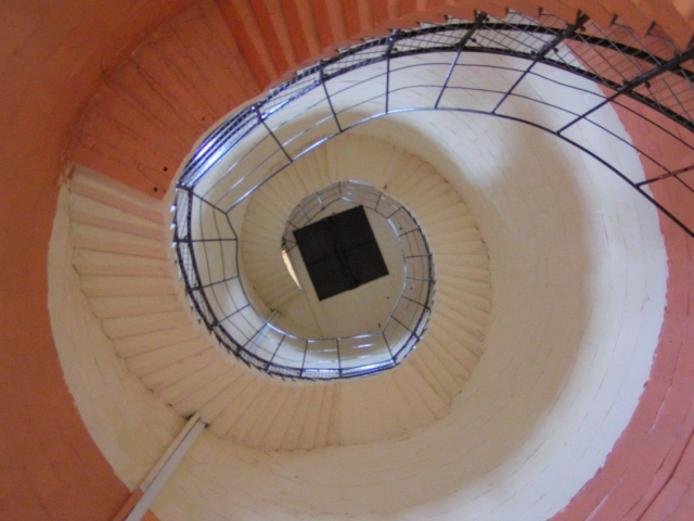 Schody na Latarnię morską w Krynicy Morskiej