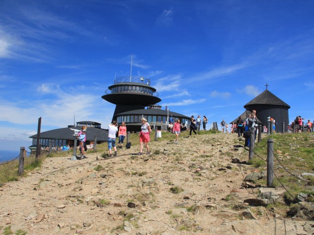 Na szczycie Śnieżki