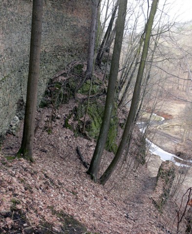 Zamek Cisy - rzeka Czyżanka