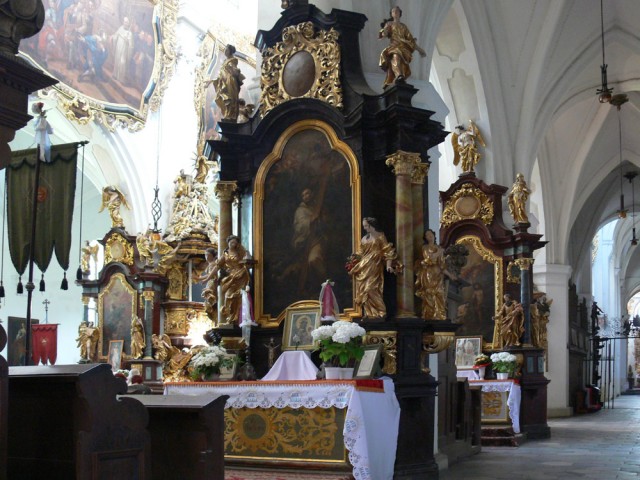 Wnętrze kościoła Opata