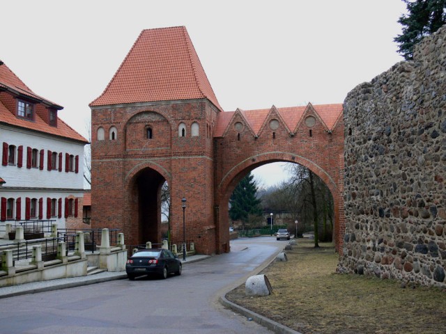 Gdanisko zamku krzyżackiego w Toruniu