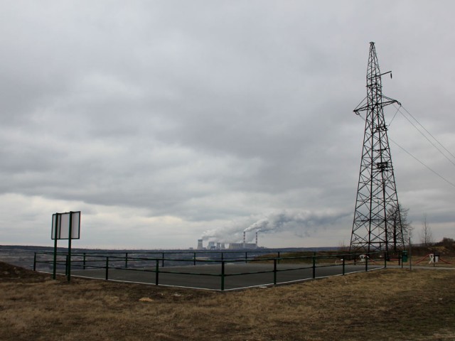 Punkt widokowy - kopalnia Bełchatów