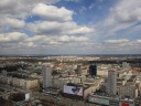 Widok z XXX piętra Pałacu Kultury i Nauki