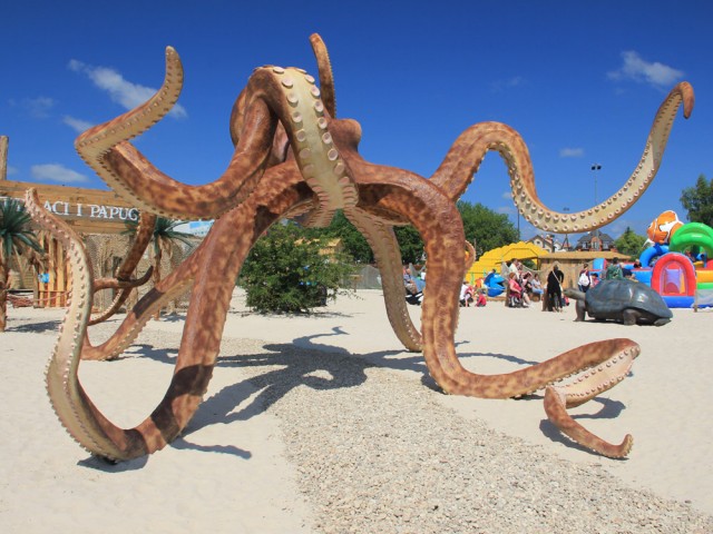 Park Wieloryba w Rewalu - ośmiornica