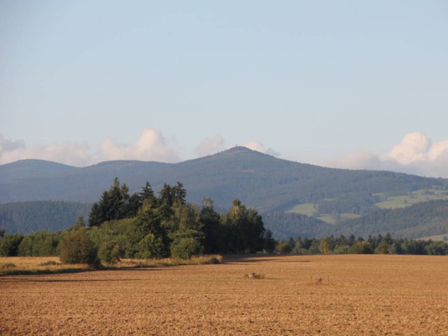 Trójmorski Wierch - widok z Boboszowa