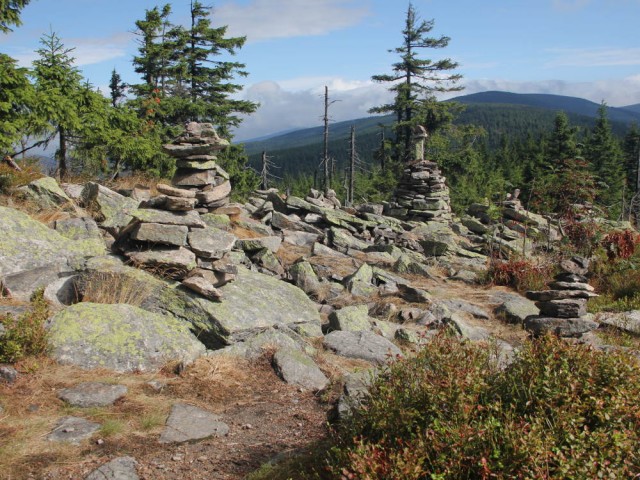 Na szczycie Trójmorskiego Wierchu