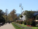 Widok z Parku Zdrojowego w Szczawnie